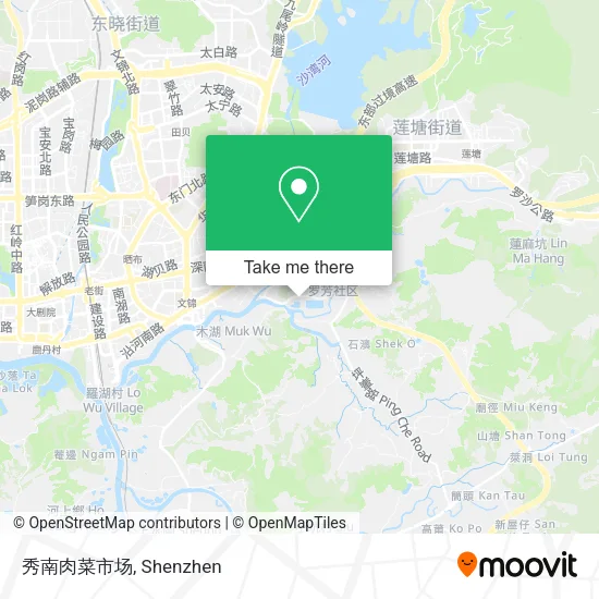 秀南肉菜市场 map