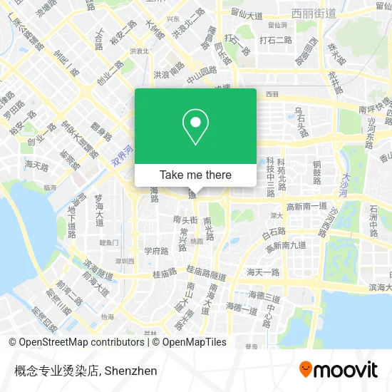 概念专业烫染店 map