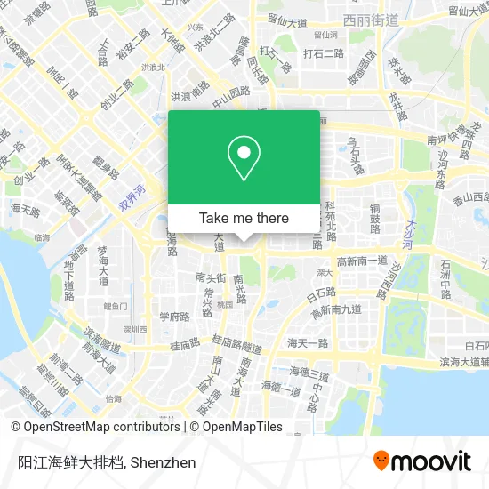 阳江海鲜大排档 map