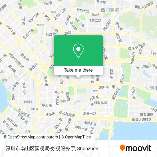 深圳市南山区国税局-办税服务厅 map