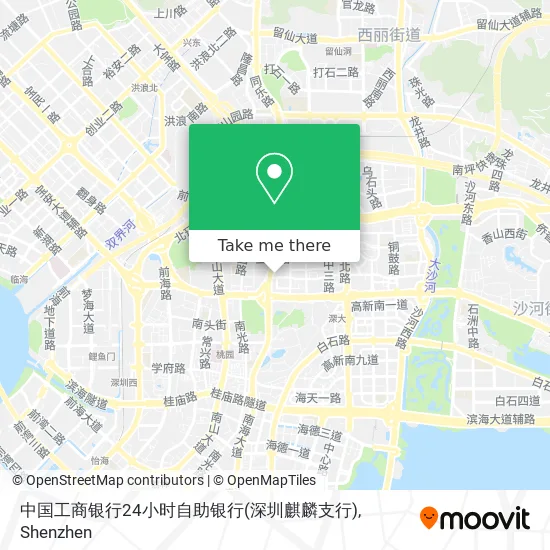 中国工商银行24小时自助银行(深圳麒麟支行) map