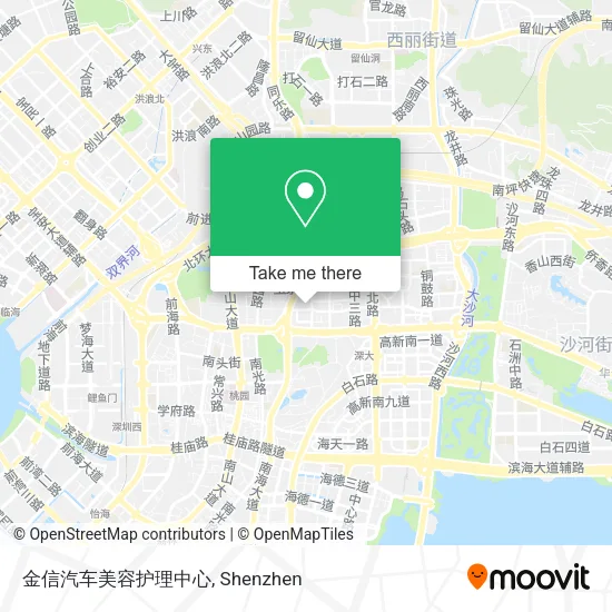 金信汽车美容护理中心 map