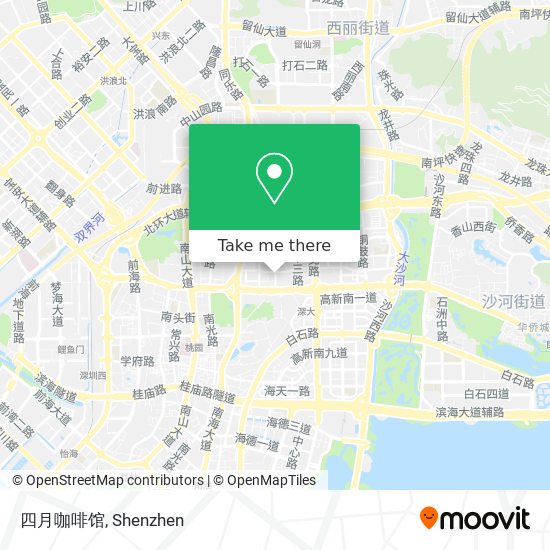 四月咖啡馆 map