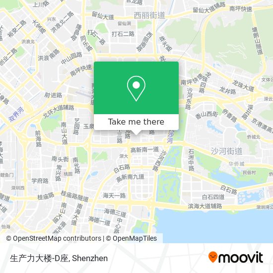 生产力大楼-D座 map