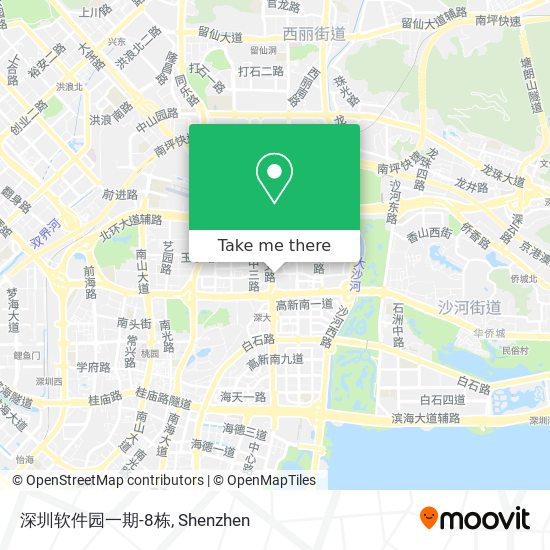 深圳软件园一期-8栋 map