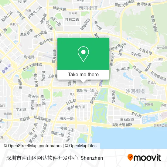 深圳市南山区网达软件开发中心 map