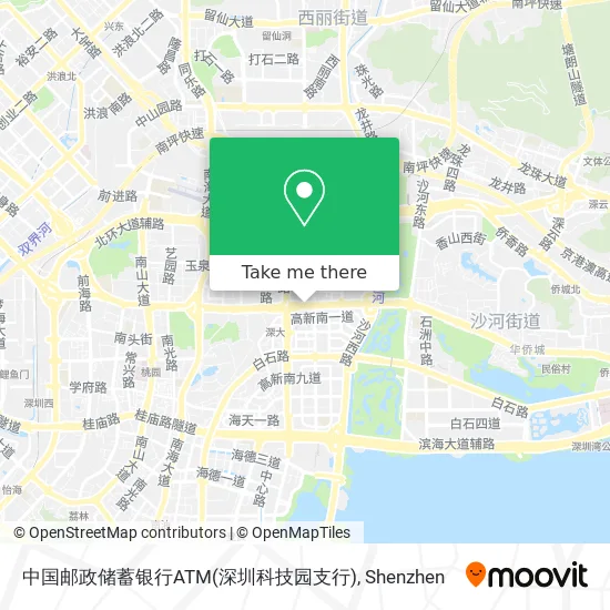 中国邮政储蓄银行ATM(深圳科技园支行) map