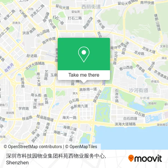 深圳市科技园物业集团科苑西物业服务中心 map