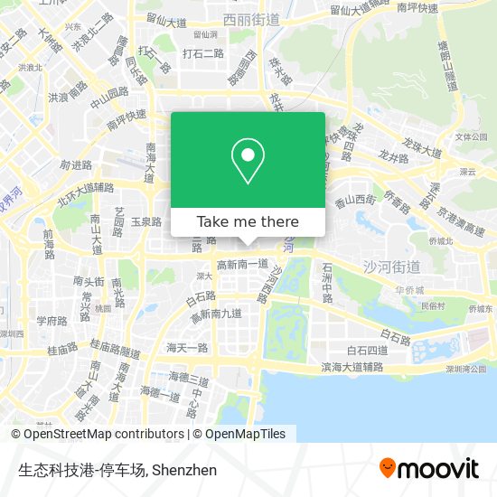 生态科技港-停车场 map