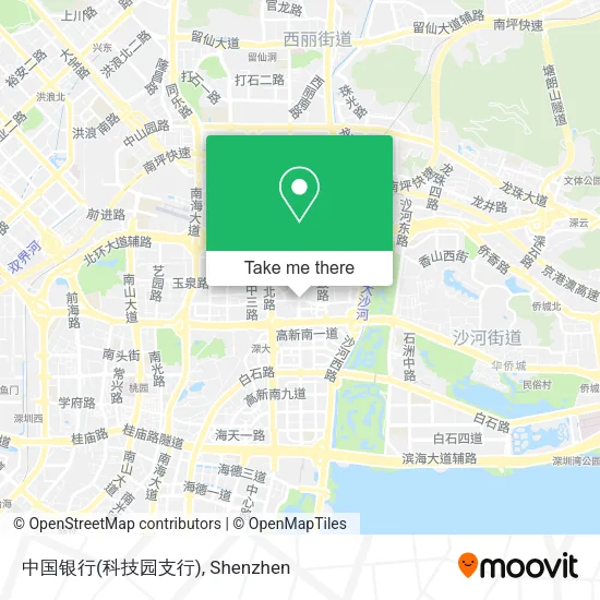 中国银行(科技园支行) map