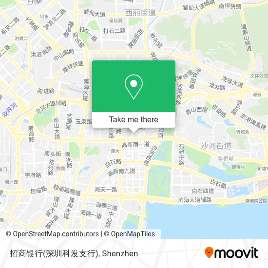 招商银行(深圳科发支行) map