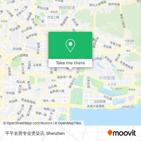 平平名剪专业烫染店 map