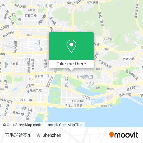羽毛球馆亮车一族 map