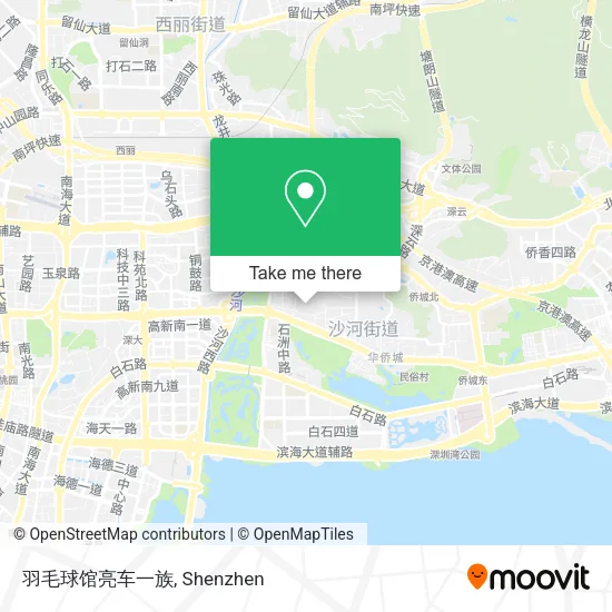 羽毛球馆亮车一族 map