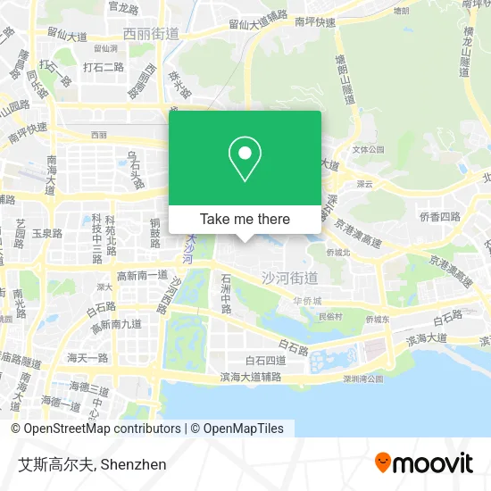 艾斯高尔夫 map