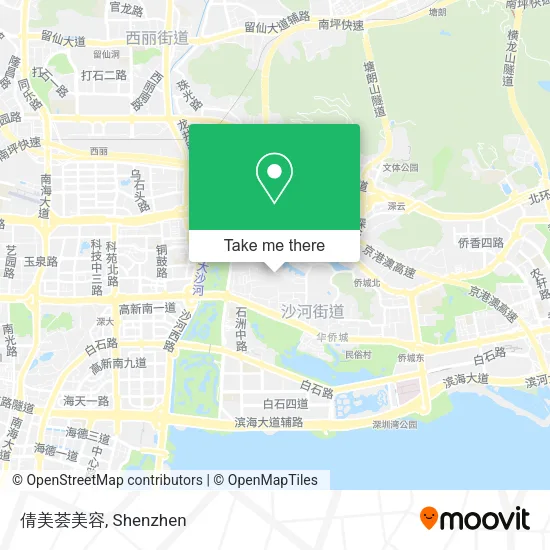 倩美荟美容 map