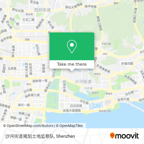 沙河街道规划土地监察队 map