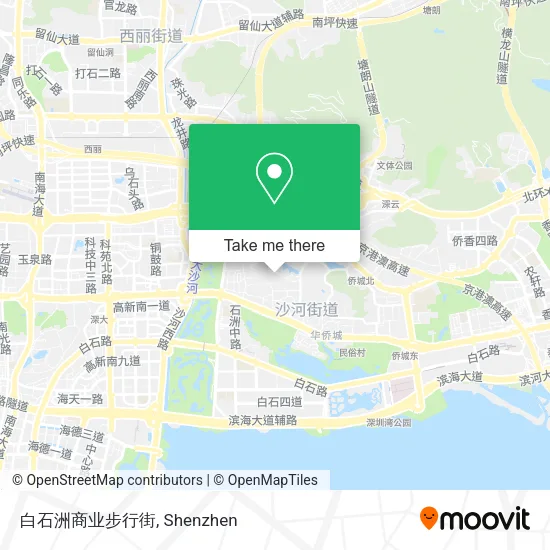 白石洲商业步行街 map