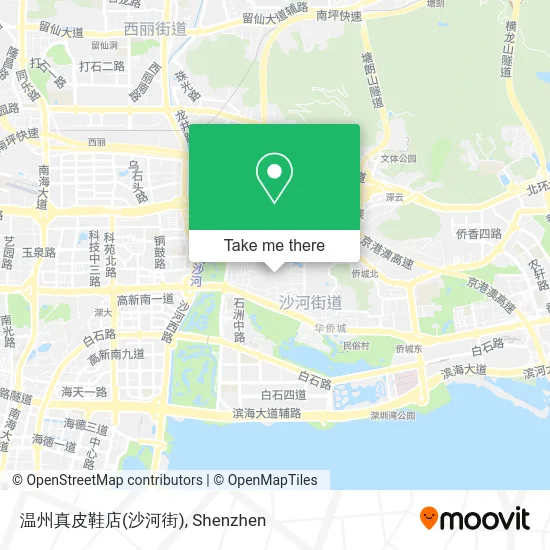 温州真皮鞋店(沙河街) map