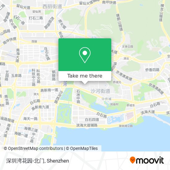 深圳湾花园-北门 map