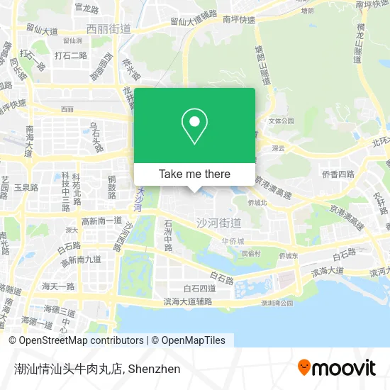 潮汕情汕头牛肉丸店 map