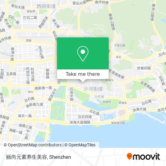 丽尚元素养生美容 map
