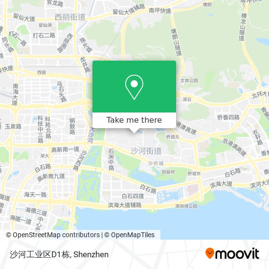 沙河工业区D1栋 map