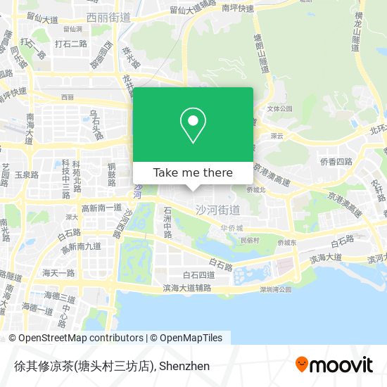 徐其修凉茶(塘头村三坊店) map
