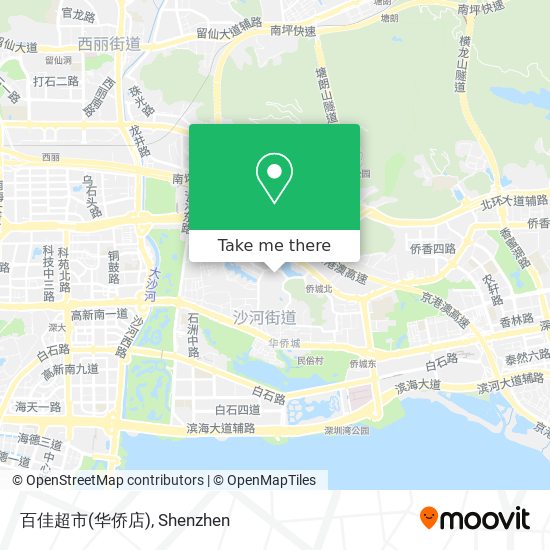 百佳超市(华侨店) map