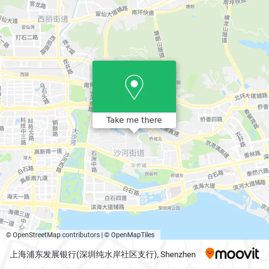 上海浦东发展银行(深圳纯水岸社区支行) map
