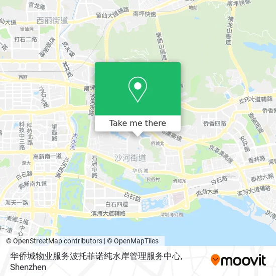 华侨城物业服务波托菲诺纯水岸管理服务中心 map