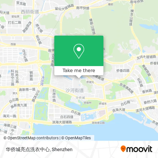 华侨城亮点洗衣中心 map