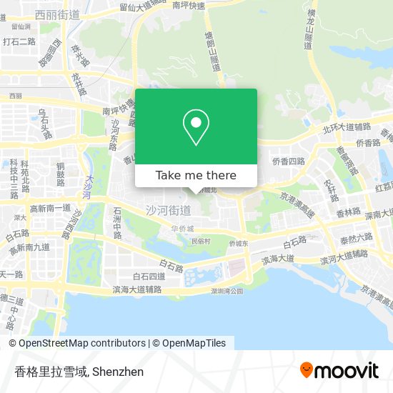 香格里拉雪域 map