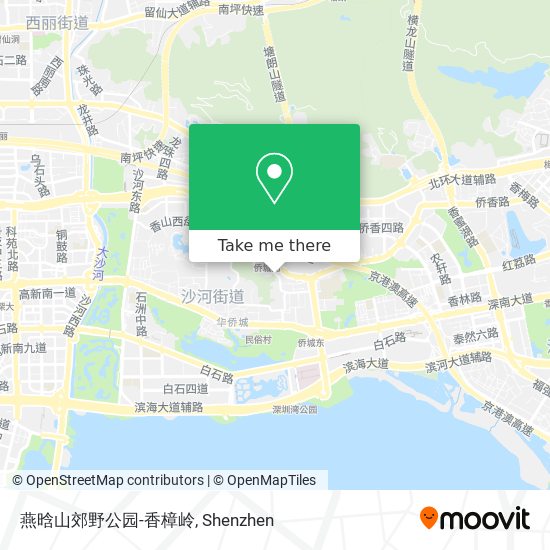 燕晗山郊野公园-香樟岭 map
