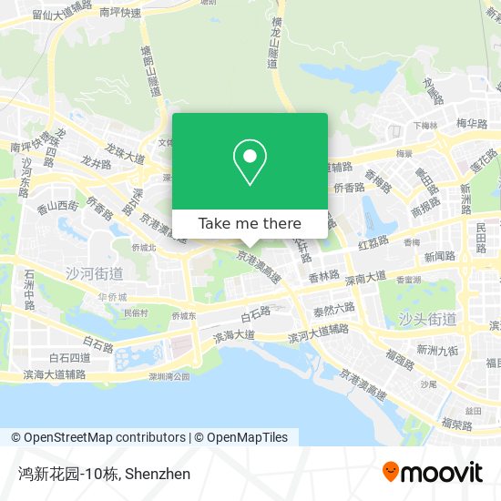 鸿新花园-10栋 map