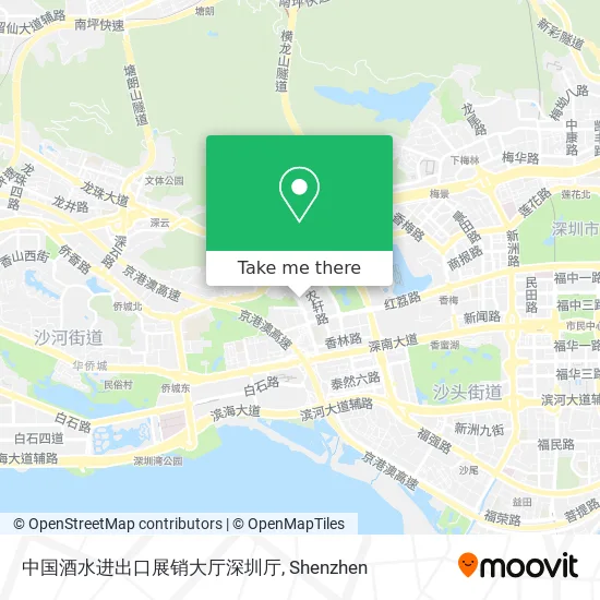 中国酒水进出口展销大厅深圳厅 map