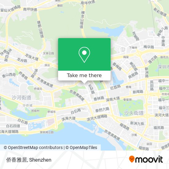 侨香雅居 map