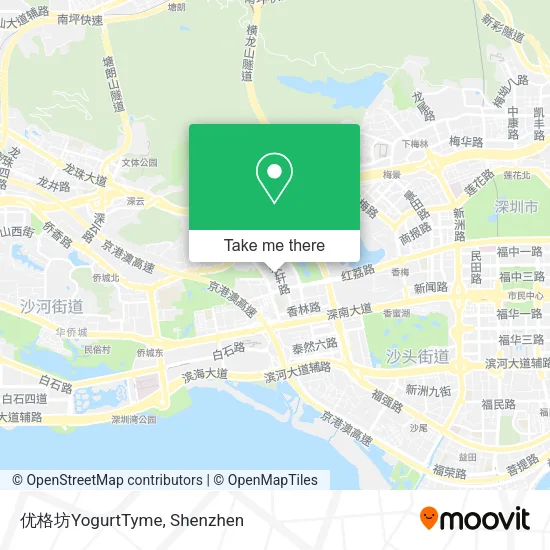 优格坊YogurtTyme map