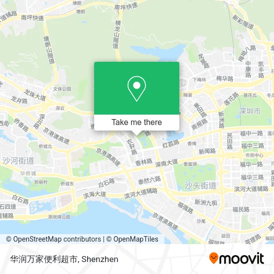 华润万家便利超市 map