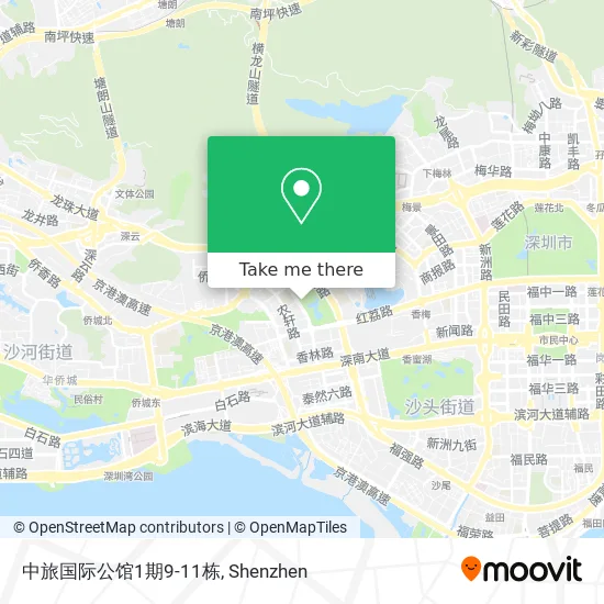 中旅国际公馆1期9-11栋 map