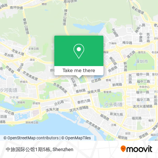 中旅国际公馆1期5栋 map