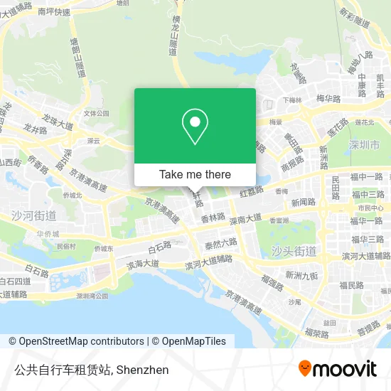 公共自行车租赁站 map