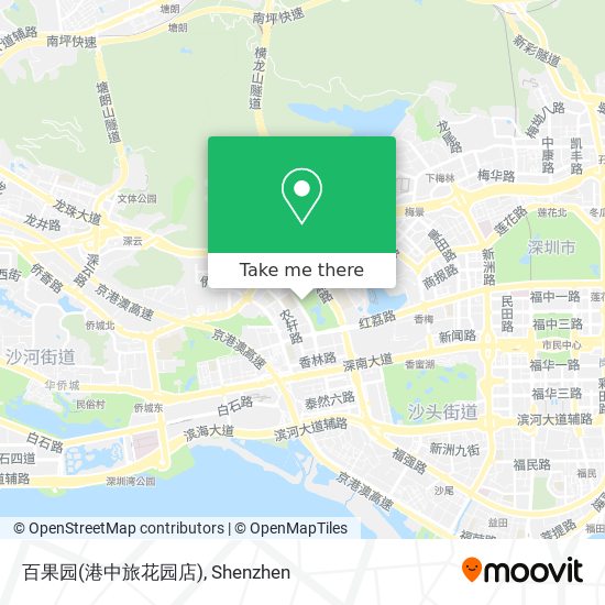 百果园(港中旅花园店) map