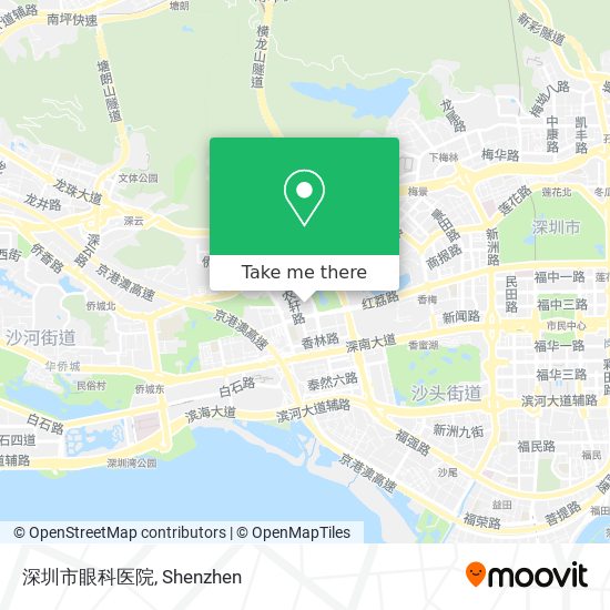 深圳市眼科医院 map