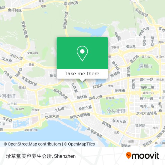 珍草堂美容养生会所 map