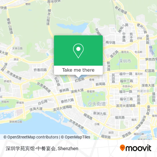 深圳学苑宾馆-中餐宴会 map