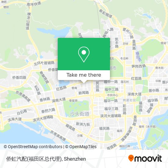 侨虹汽配(福田区总代理) map