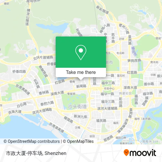 市政大厦-停车场 map