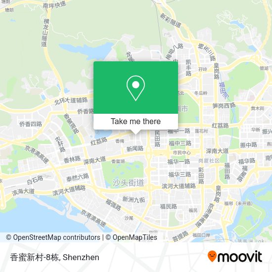 香蜜新村-8栋 map