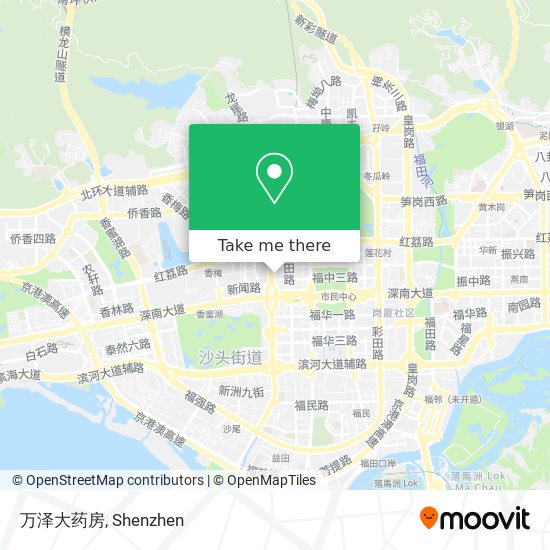 万泽大药房 map